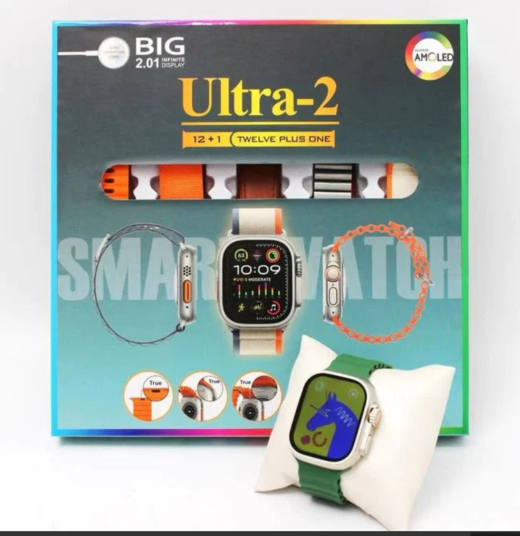 Watch Ultra 2 With 10 Straps & Airpods